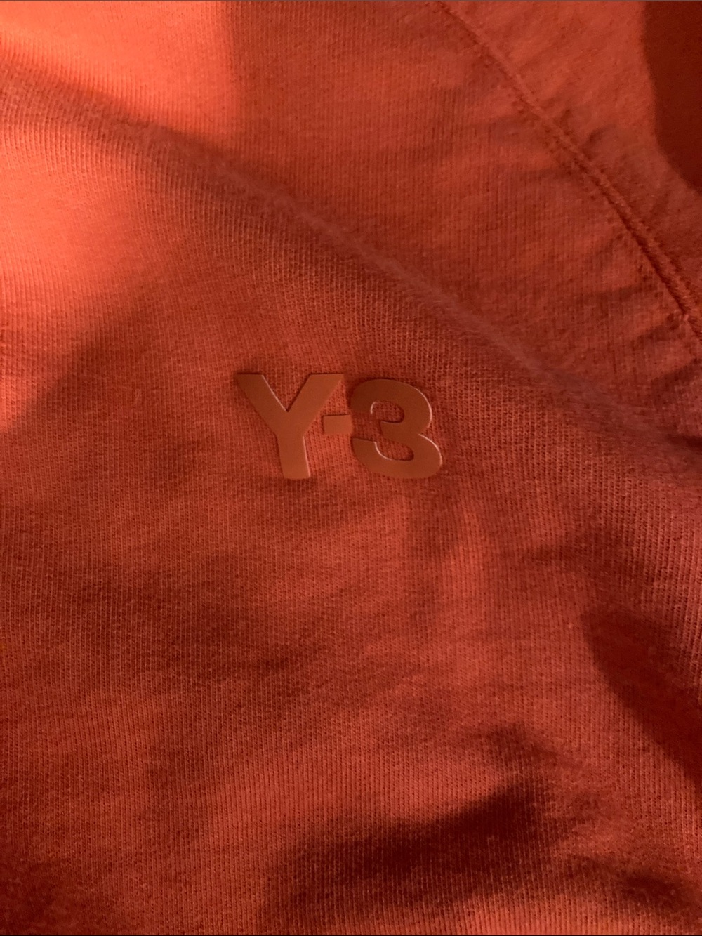 Y-3 Men's Bright Orange Crewneck Sweatshirt - Picture 4 of 8